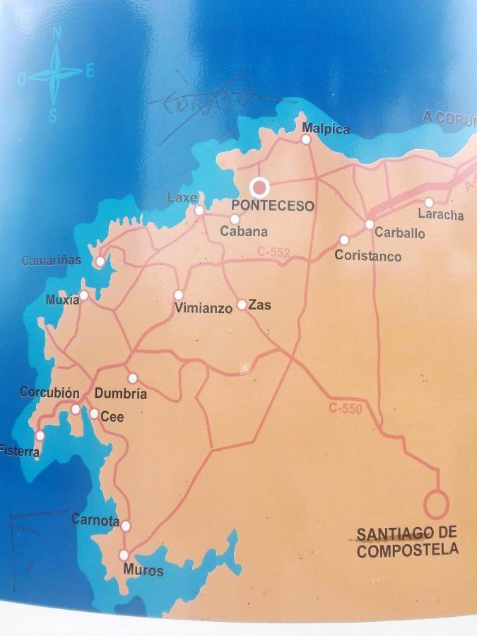 Ponteceso Terra Do Mar Atico Nuevo En Costa Da Morte, Camino De Los Faros מראה חיצוני תמונה